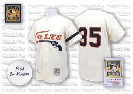 durable Houston Colts 35 Joe Morgan Cream Throwback MLB Jersey